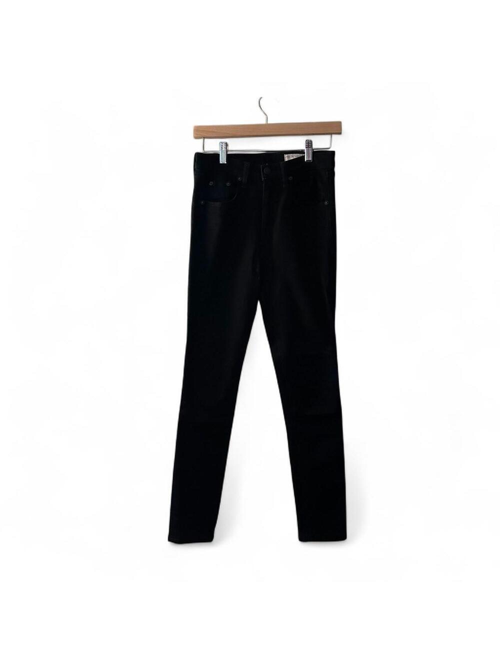 rag & bone JEAN Black Skinny Jeans Size 26 Made in USA
